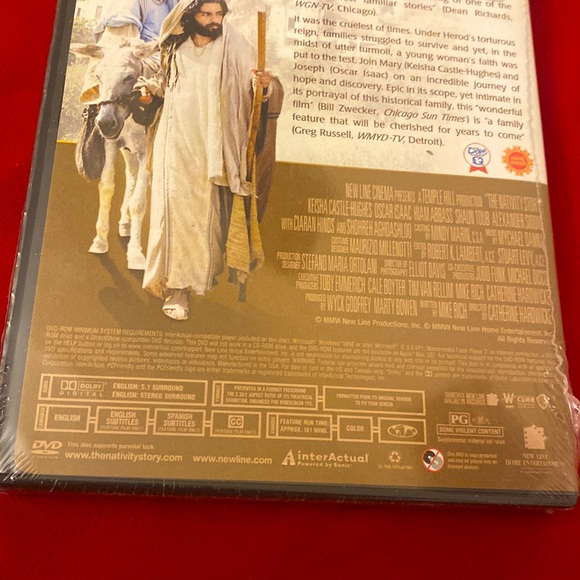 🆕 ONLY ONE! The Nativity Story DVD (Widescreen & Fullscreen) - Picture 5 of 6